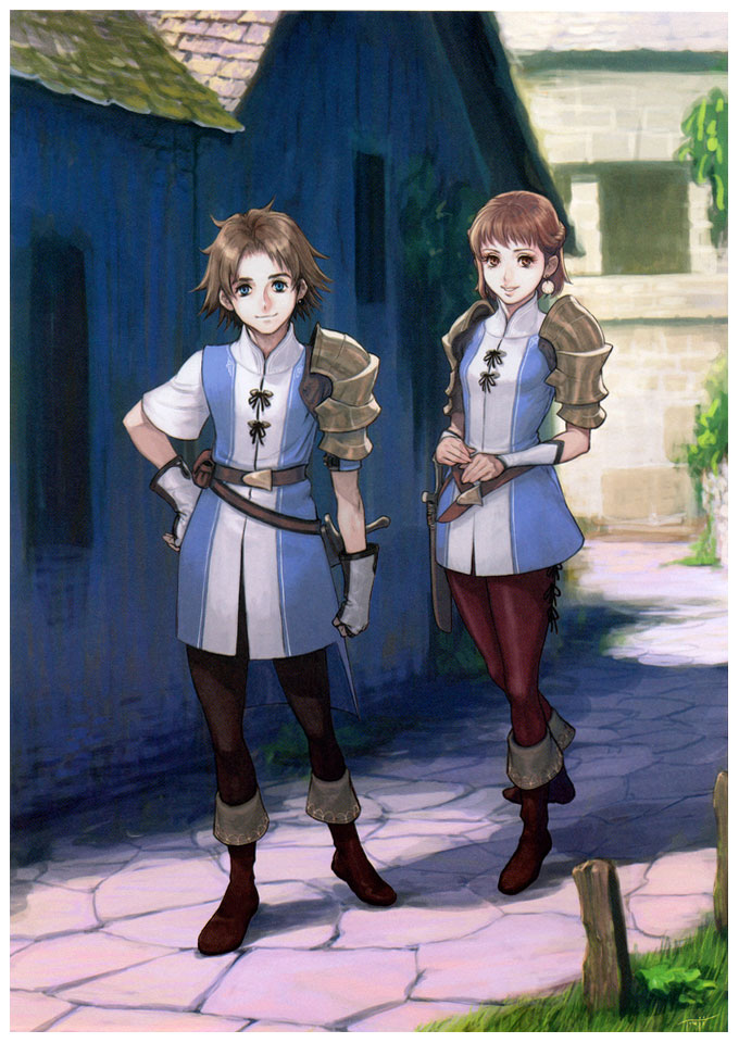 Nowe & Eris, Knights of the Seal Art from Drakengard 2