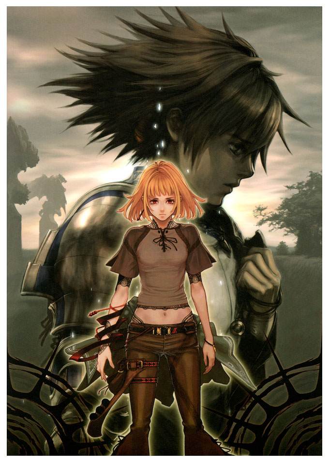 Nowe & Manah Art from Drakengard 2
