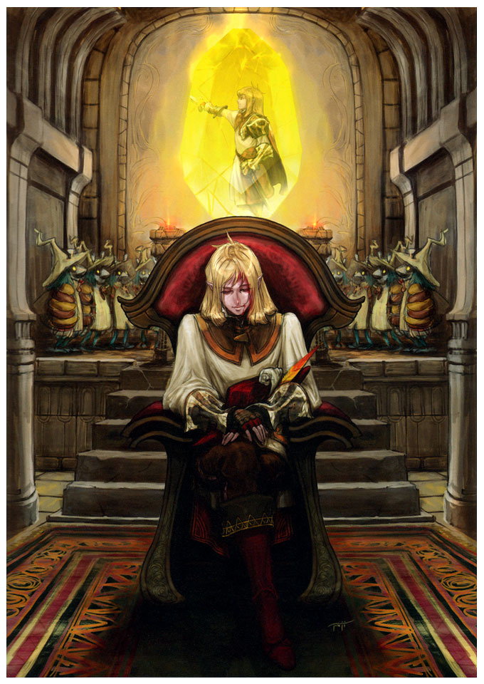 Yaha & Gnomes Art from Drakengard 2