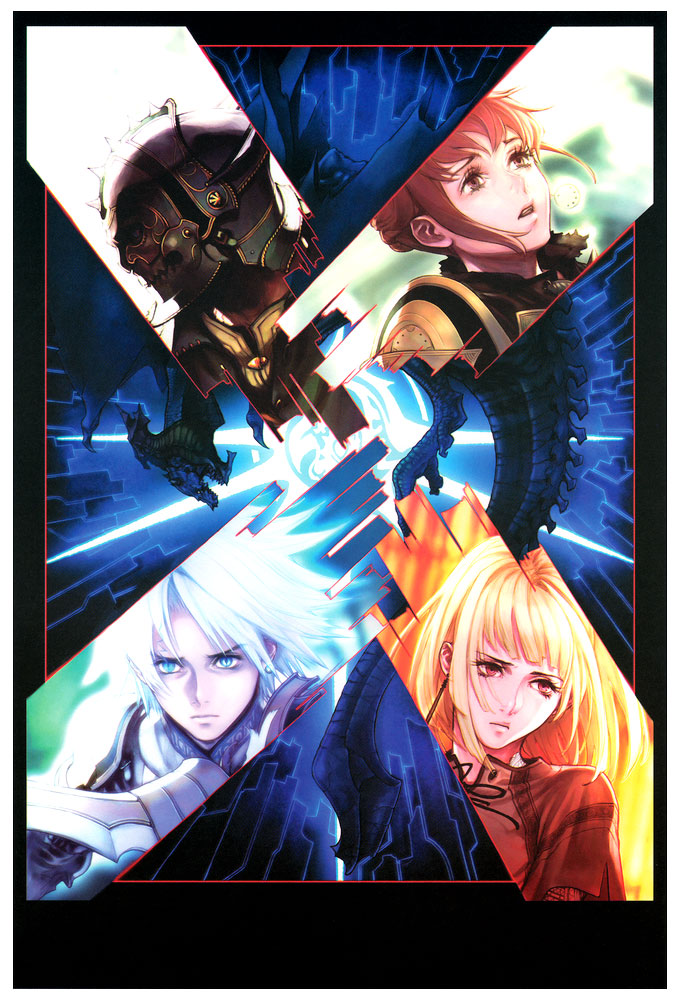 Character Faces Promo Art from Drakengard 2