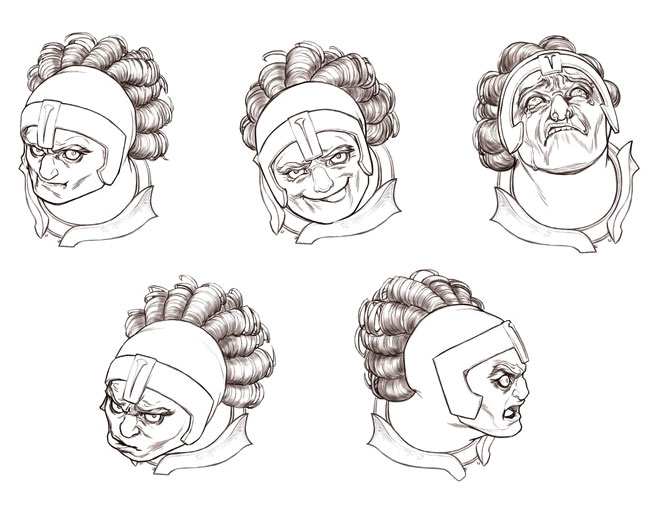 Zhangpo Face Art from Drakengard 2