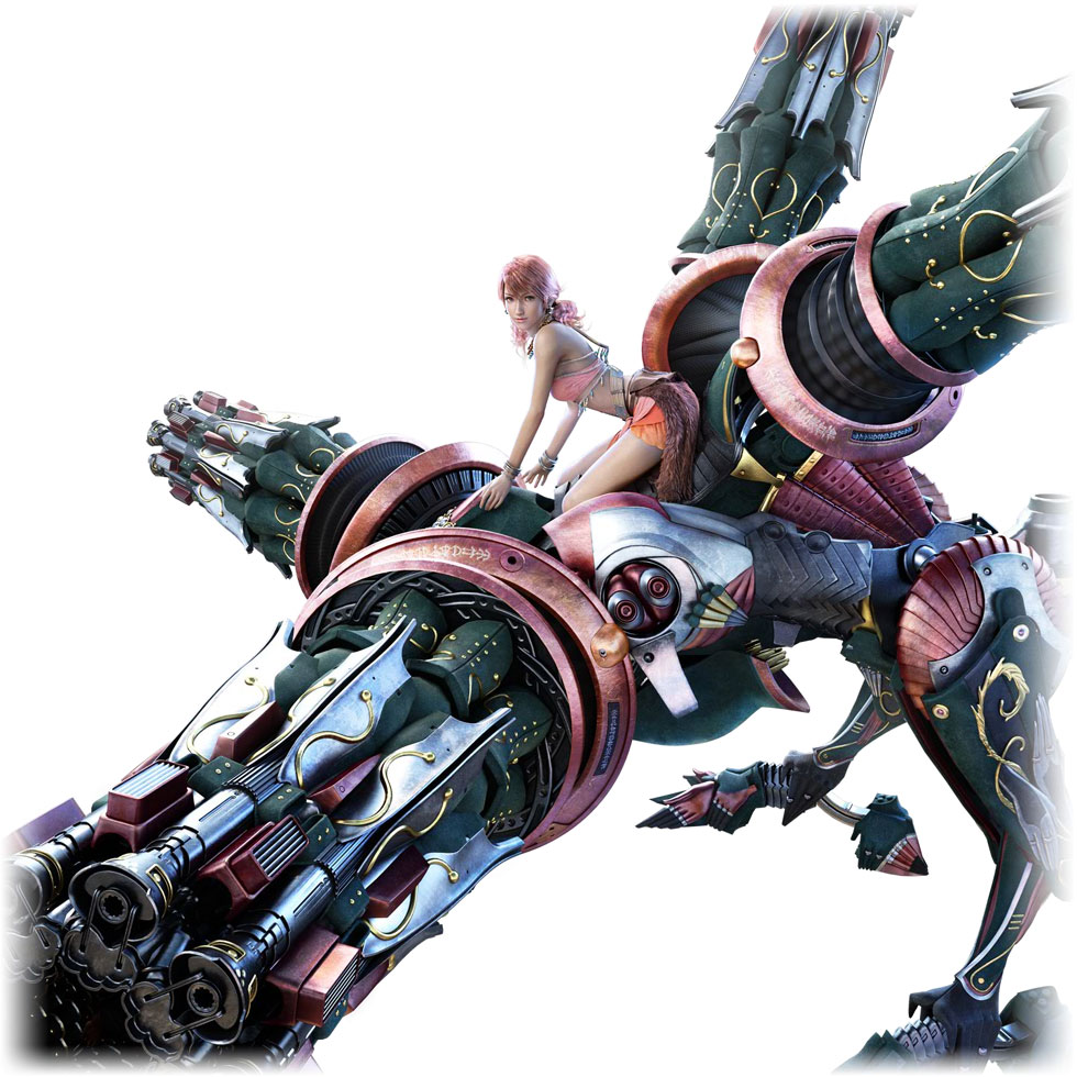 Vanille & Hecatoncheir Art from Final Fantasy XIII