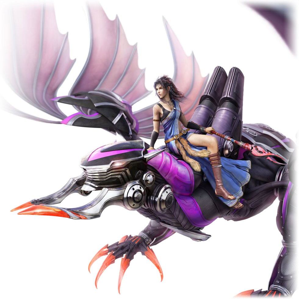 Fang & Bahamut Art from Final Fantasy XIII