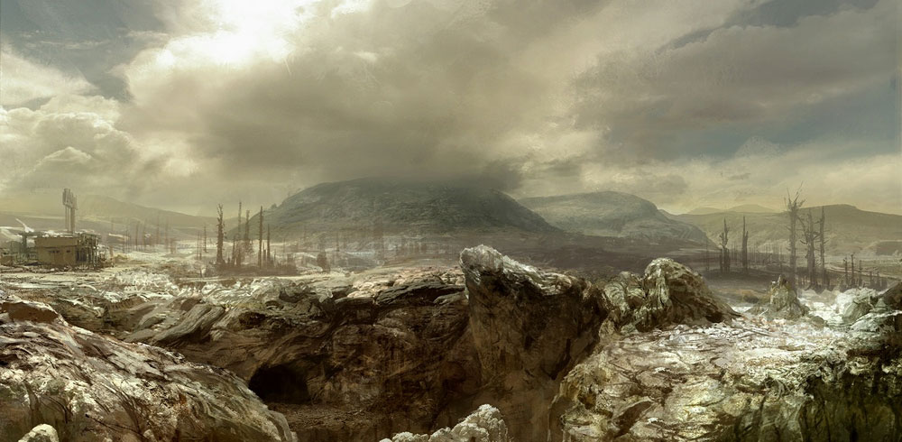 Wasteland Matt Painting Art from Fallout 3