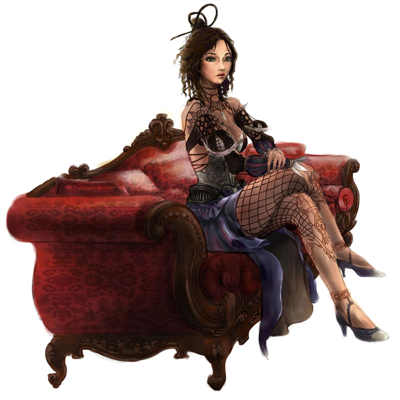 Female Concept Art from Granado Espada