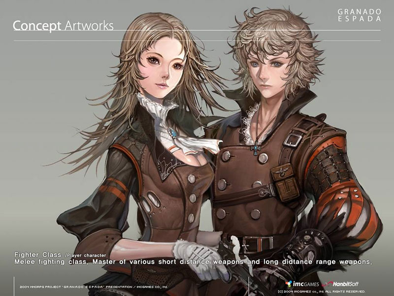 Fighter Class Art from Granado Espada
