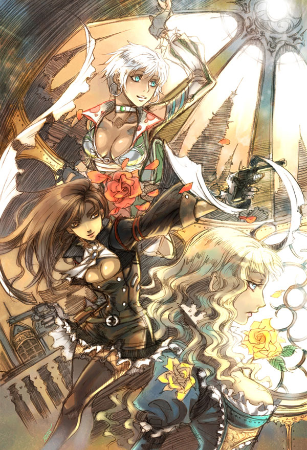 Female Characters Illustration from Granado Espada