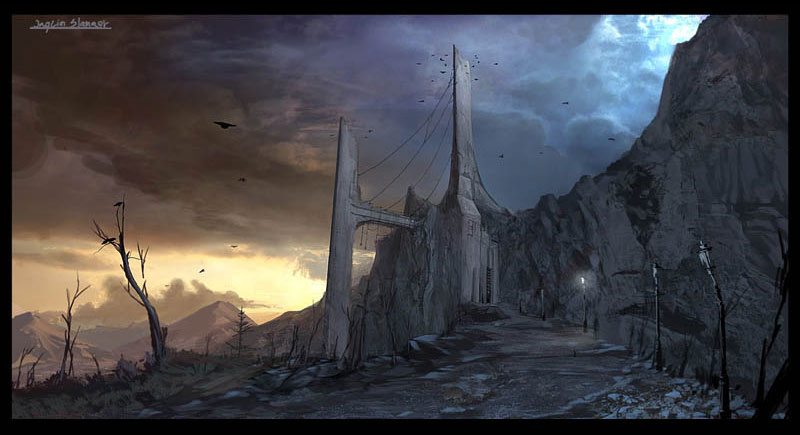 Environment Concept Art from Granado Espada