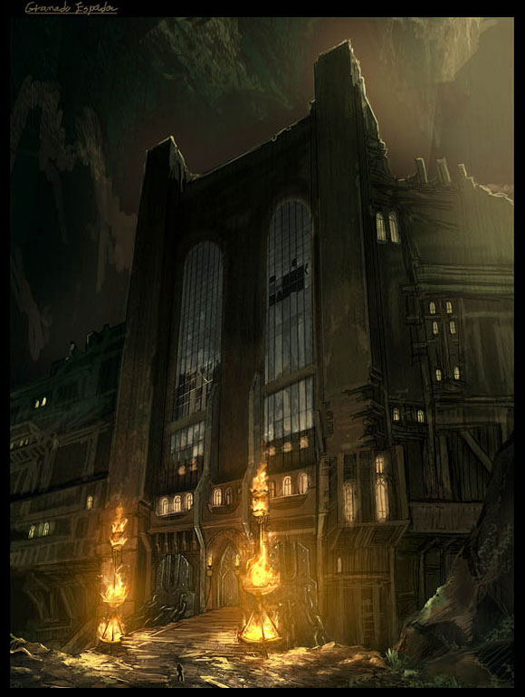 Architecture Concept Art from Granado Espada