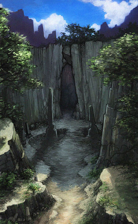 Dried Basin Concept Art from Granado Espada