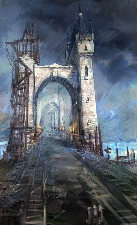 Bridge Concept Art from Granado Espada
