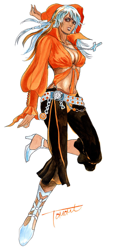 Female Scout Concept Art from Granado Espada