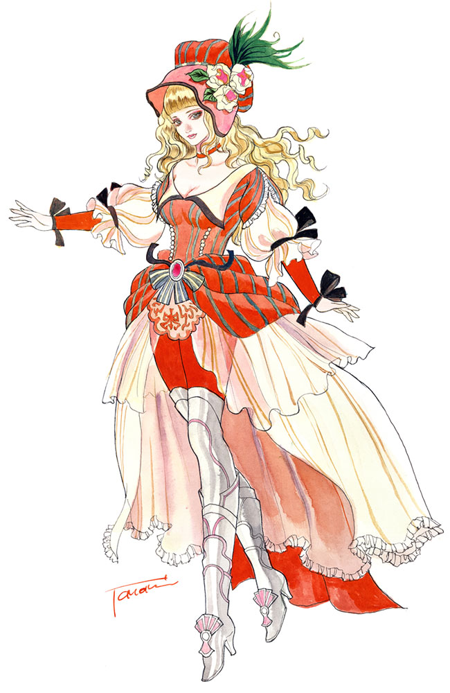 Female Warlock Concept Art from Granado Espada