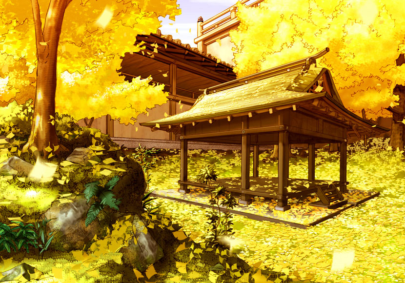 Ginkgo Forest Art from Genji: Dawn of the Samurai