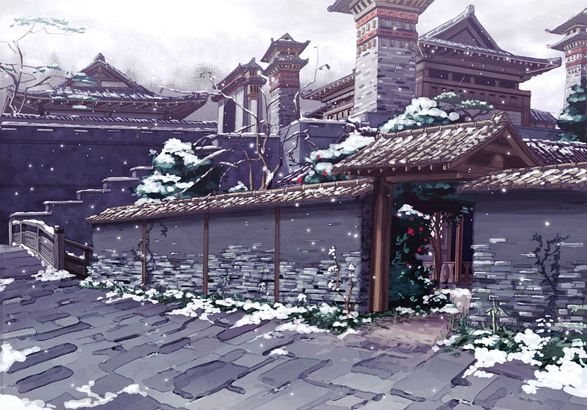 Winter Palace Art from Genji: Dawn of the Samurai