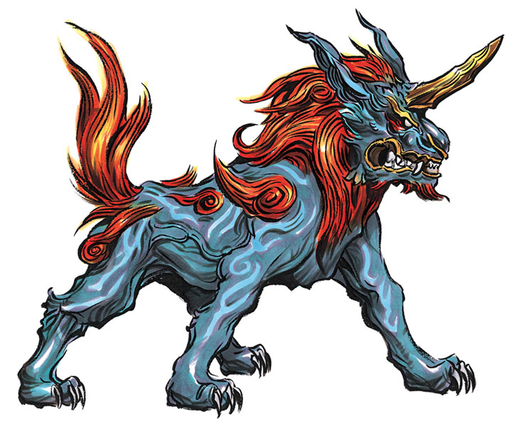 Guard Dog Art from Genji: Dawn of the Samurai