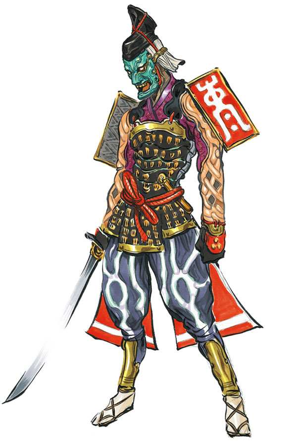 Heishi Warrior Art from Genji: Dawn of the Samurai
