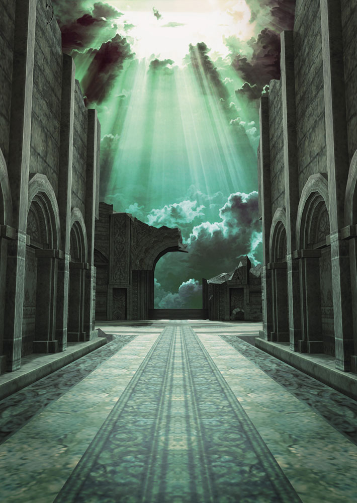 Ruins Art from .hack//G.U. vol. 3//Redemption