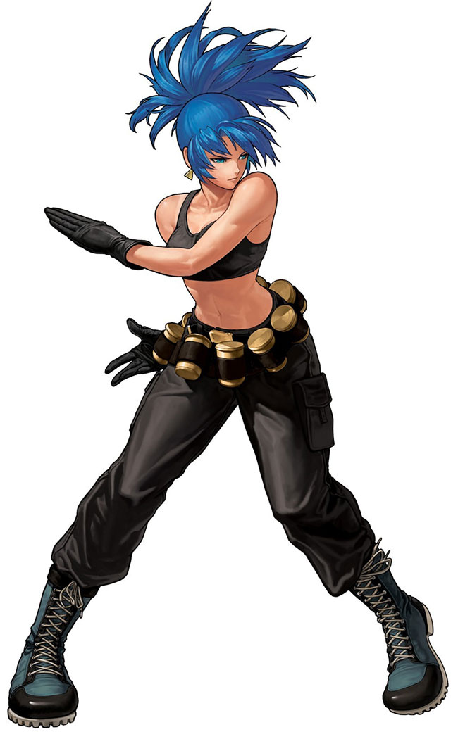 Leona Heidern Art from King of Fighters XII