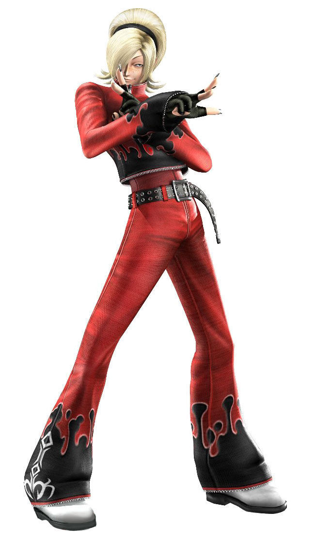 Ash Crimson Art from King of Fighters: Maximum Impact 2