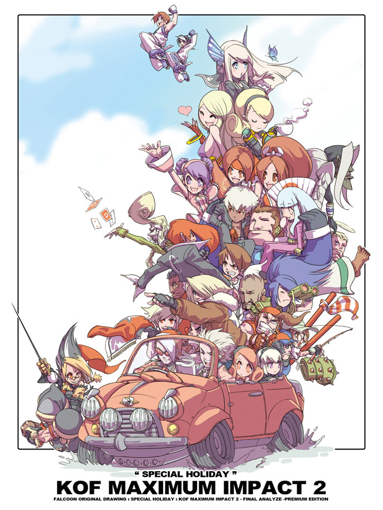 Falcoon Illustration from King of Fighters: Maximum Impact 2