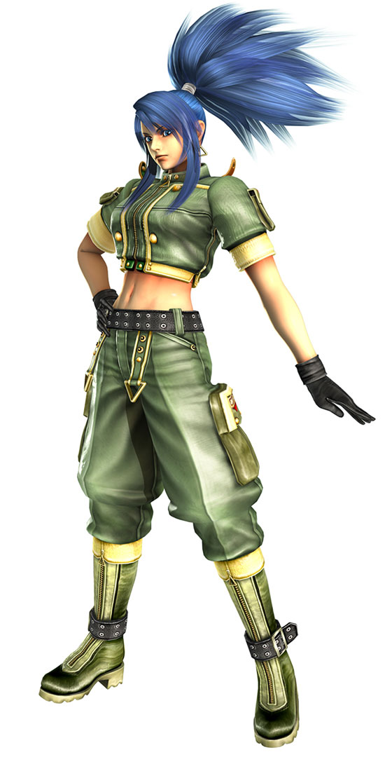 Leona Heidern Art from King of Fighters: Maximum Impact 2