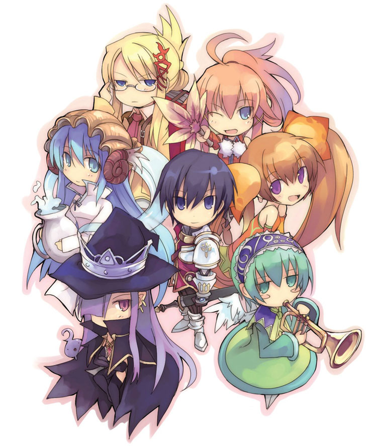 Character Art from Luminous Arc 2
