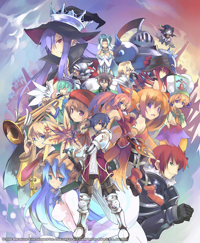 Character Art from Luminous Arc 2