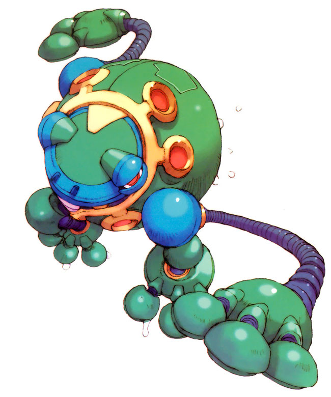 Burble Hekelot Art from Mega Man Zero 2