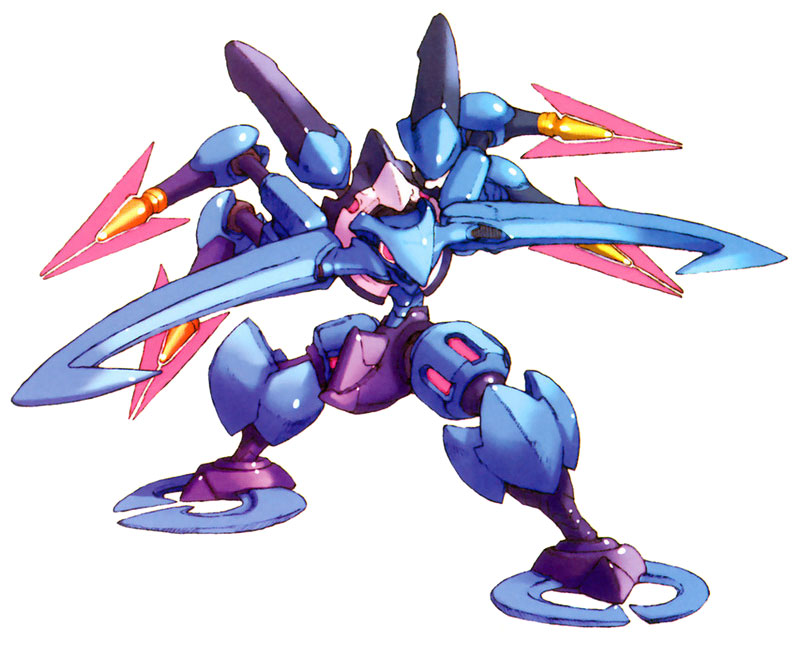 Kuwagust Anchus Art from Mega Man Zero 2