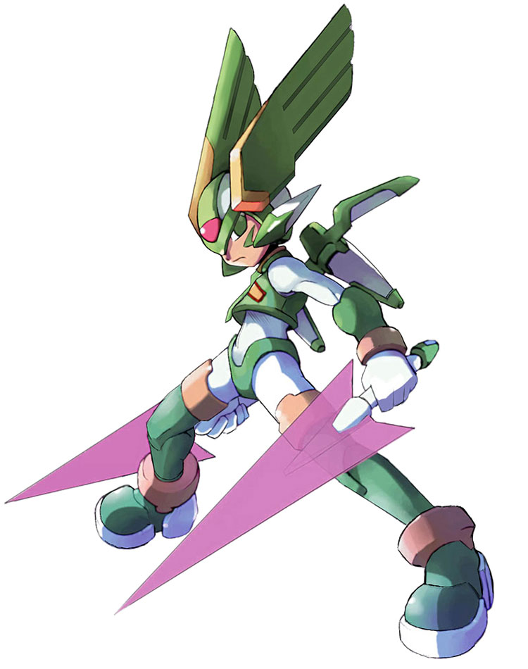 Sage Harpuia Art from Mega Man Zero 2