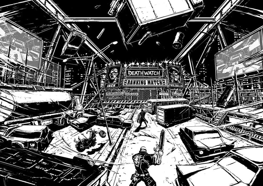 Death Watch Arena Art from MadWorld
