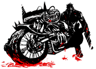 Jack on Motorcycle