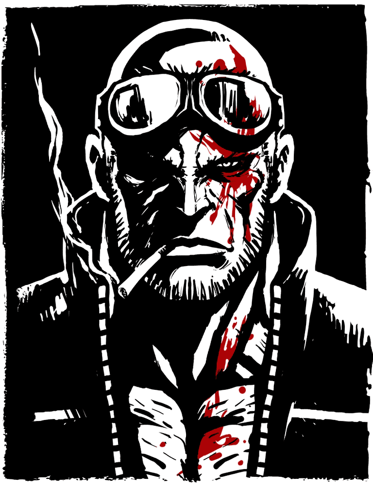 Jack Portrait Art from MadWorld