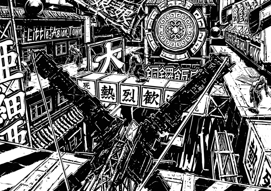 Setting Concept Art from MadWorld