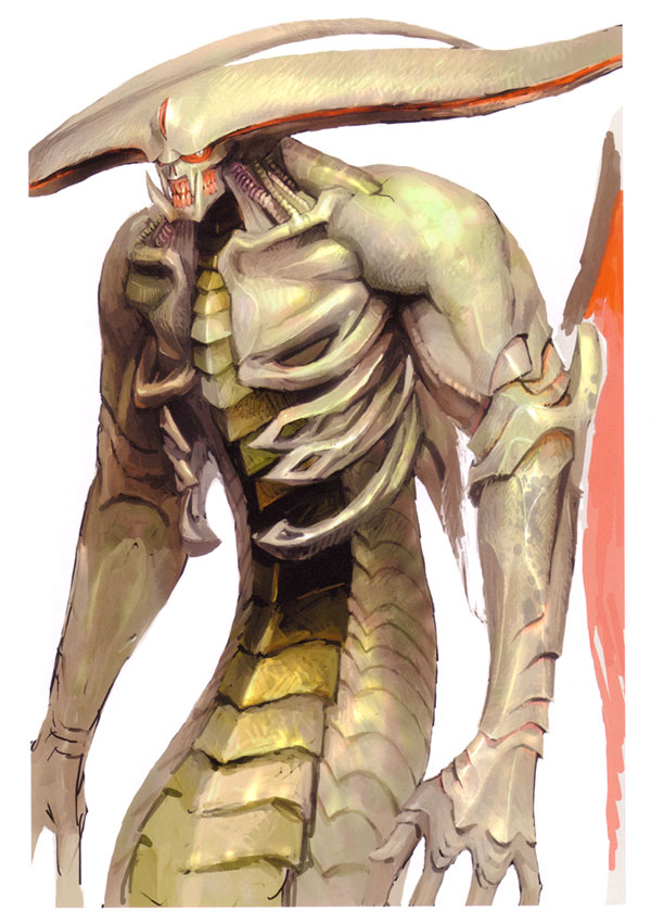 Fortinbras - White Serpent Art from Onimusha: Dawn of Dreams