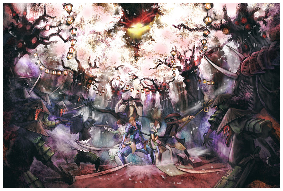 Concept Art from Onimusha: Dawn of Dreams