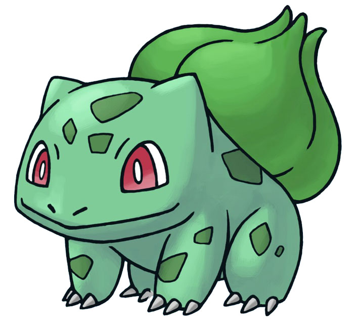 Bulbasaur Art from Pokémon Mystery Dungeon: Blue Rescue Team
