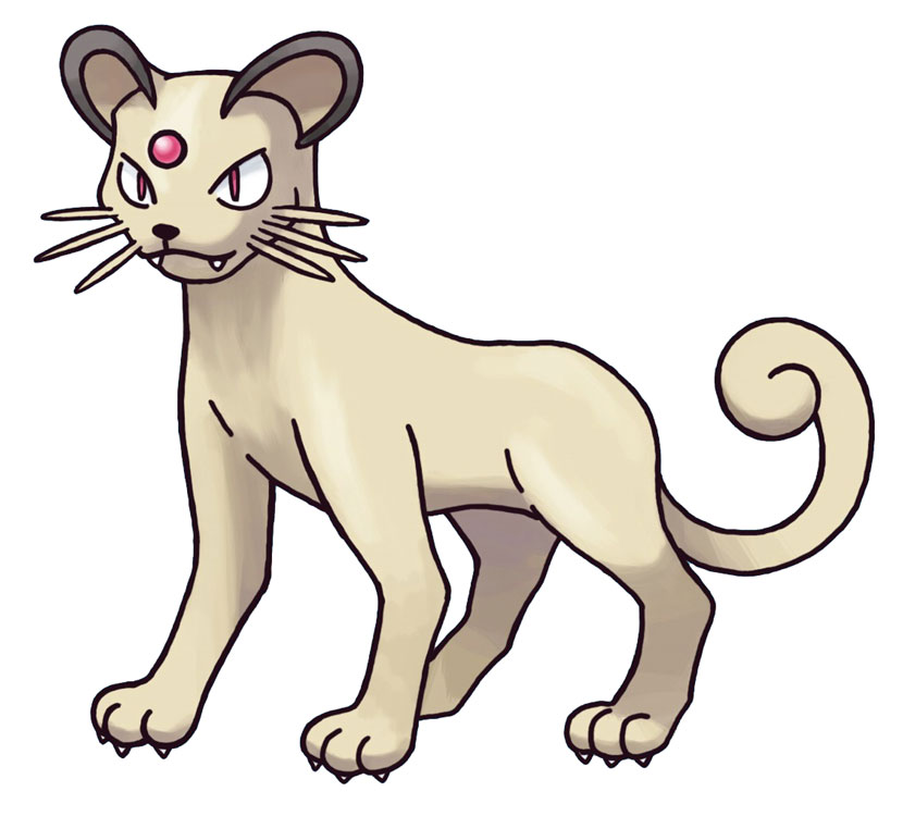 Persian Art from Pokémon Mystery Dungeon: Blue Rescue Team
