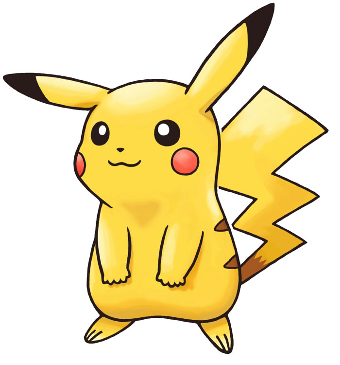 Pikachu Art from Pokémon Mystery Dungeon: Blue Rescue Team