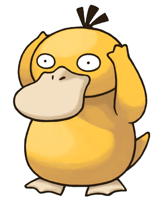 Psyduck Art from Pokémon Mystery Dungeon: Blue Rescue Team