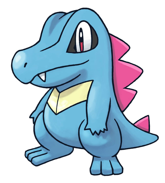 Totodile Art from Pokémon Mystery Dungeon: Blue Rescue Team