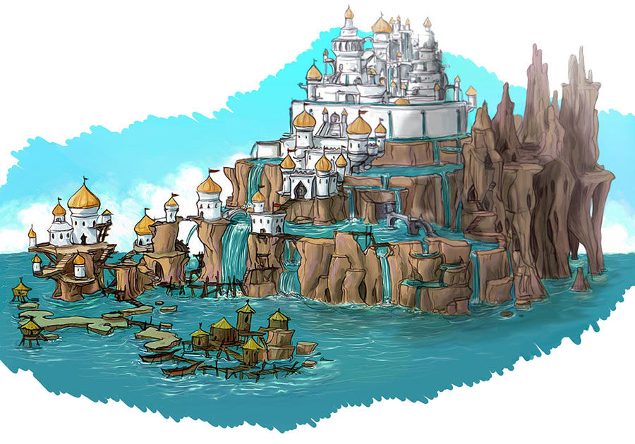 Kingdom Concept Art from Prince of Persia: The Fallen King
