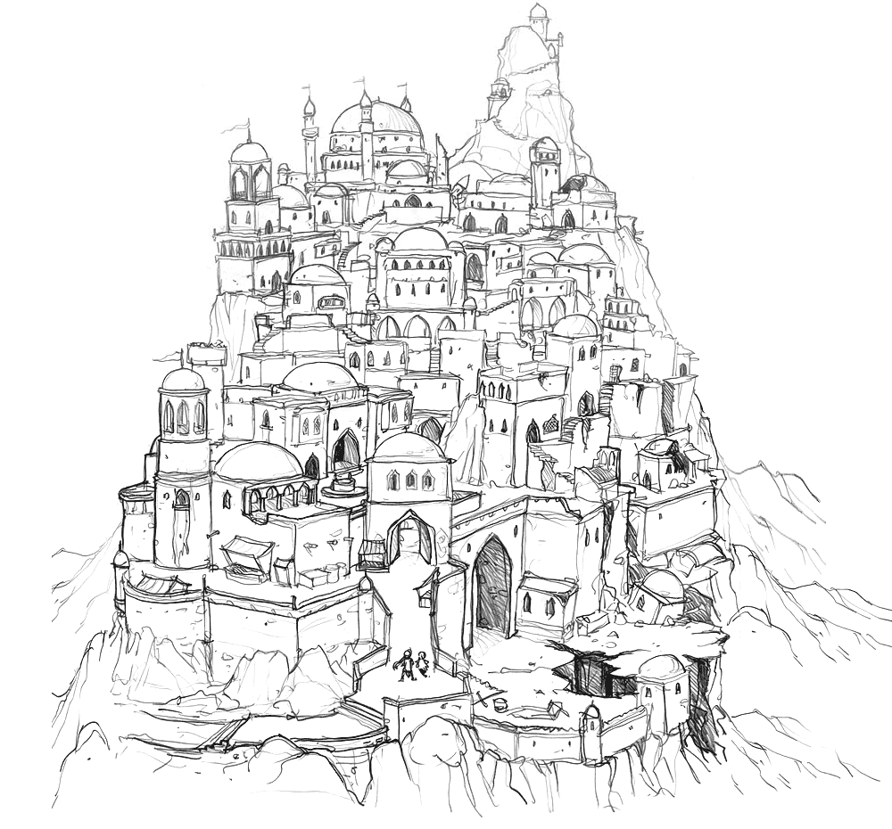 Kingdom Concept Art from Prince of Persia: The Fallen King