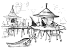 Stilt Houses Concept