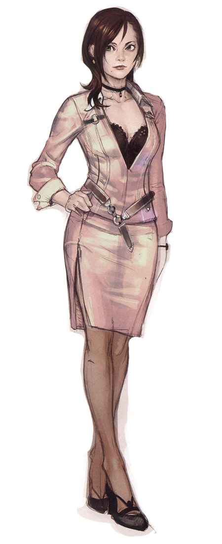 Excella Concept Art from Resident Evil 5