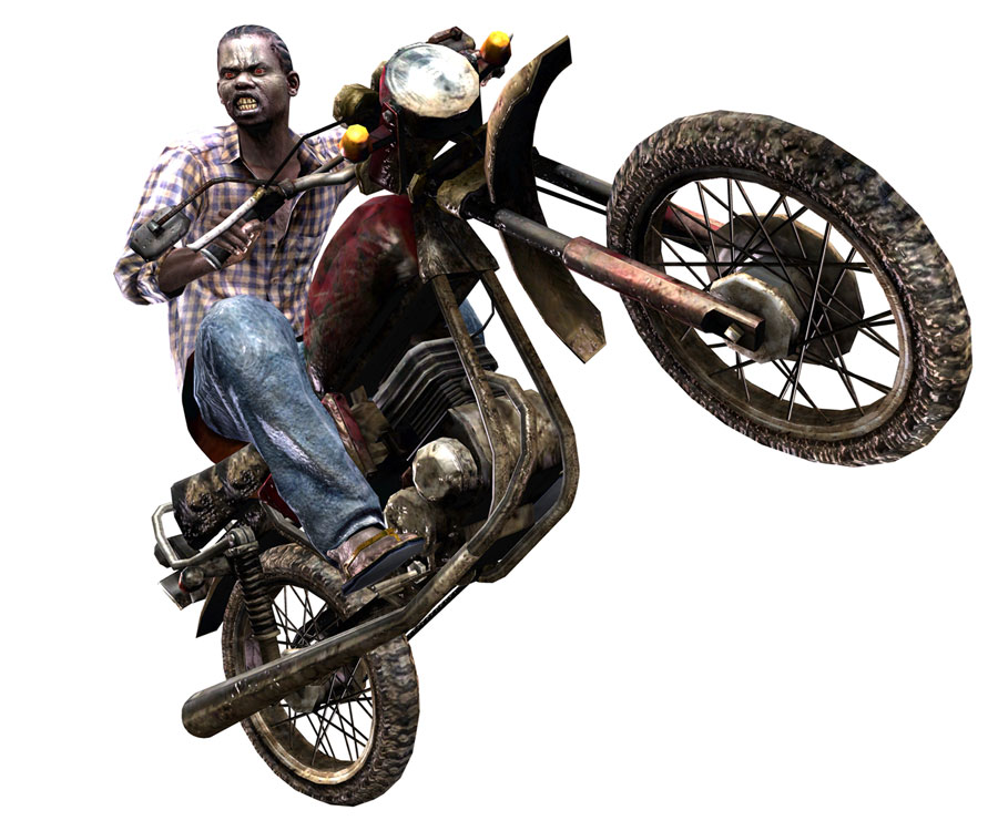 Motorcycle Majini Art from Resident Evil 5