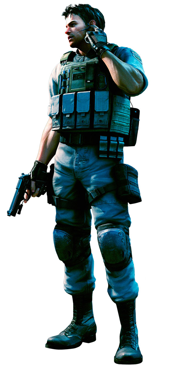 RE5 Gold Box - Chris Redfield Art from Resident Evil 5