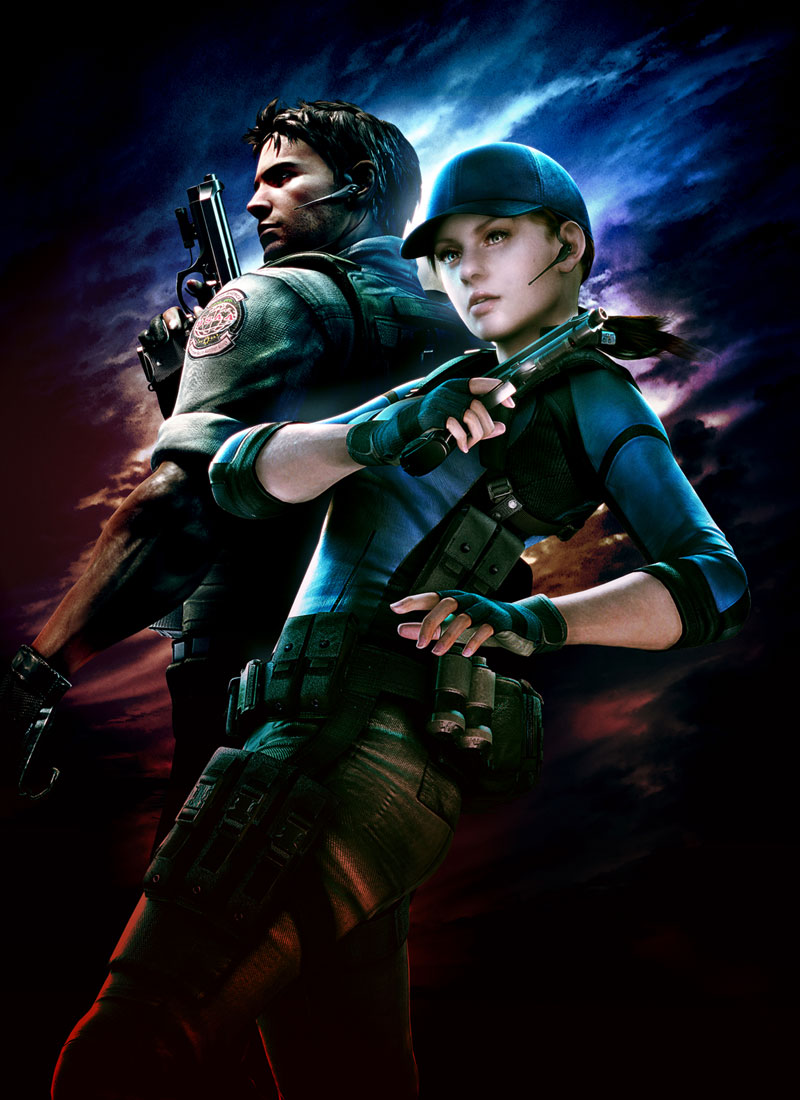 RE5 Gold Main Visual Art from Resident Evil 5