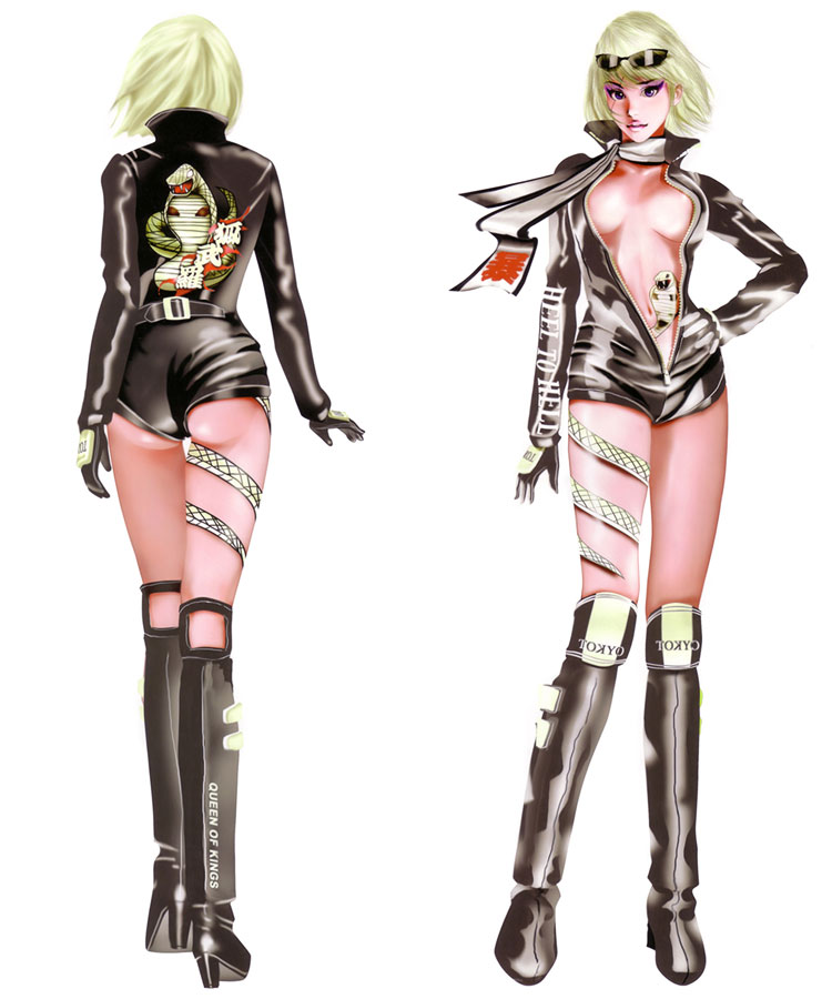 Rowdy Reiko Art from Rumble Roses XX